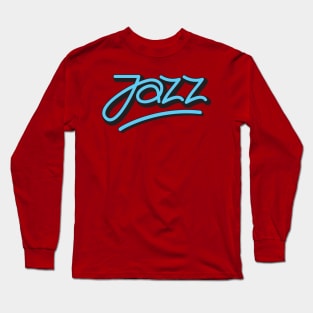 Jazz Logotype Signature Style Long Sleeve T-Shirt